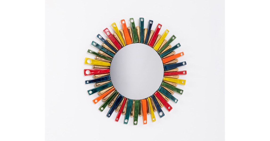 Mithe Mithé Espelt (1923-2020) Miroir modèle 'Anahuac' | Piasa